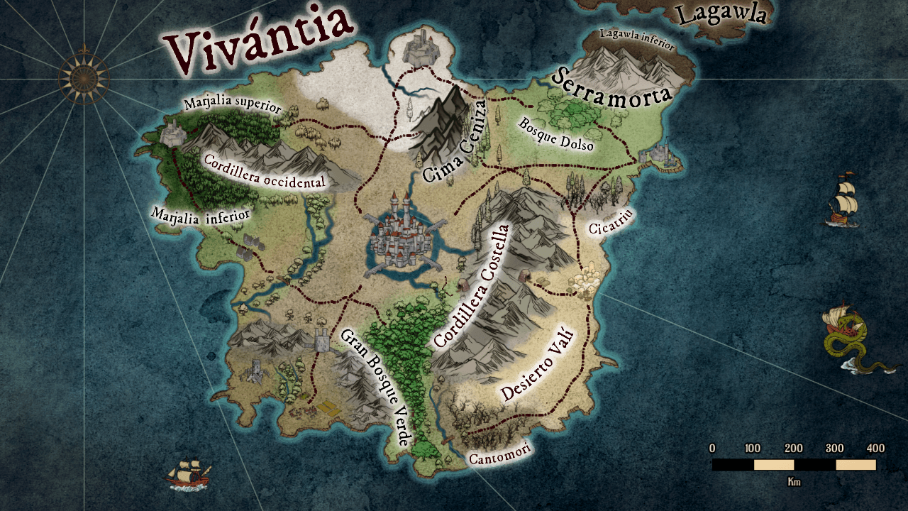Paisaje geográfico de Vivántia