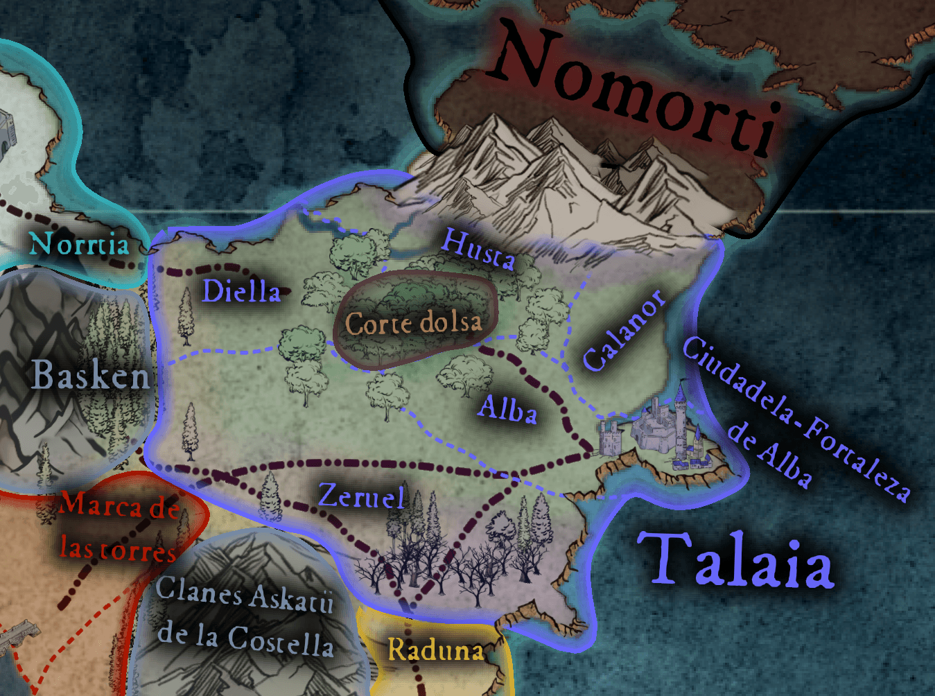 Representación de Corona de Talaia