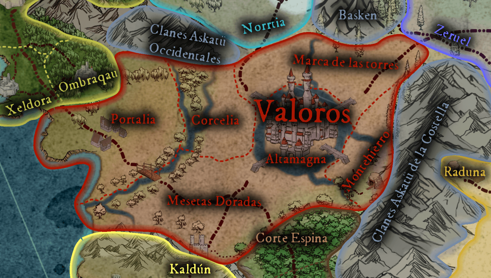 Representación de Reino de Valoros